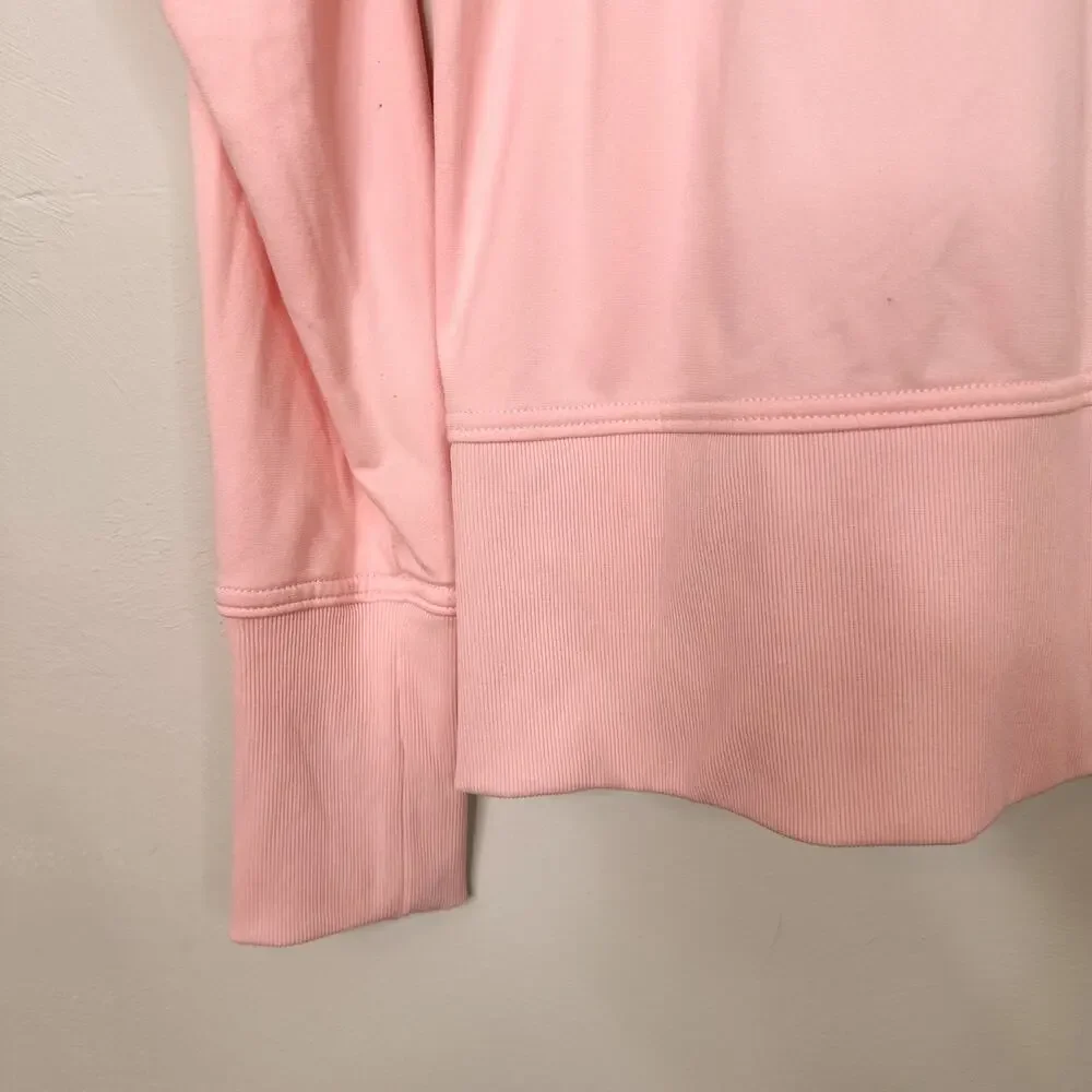 Nike2 Light Pink Full Zip Long Sleeve Sweater Jacket
